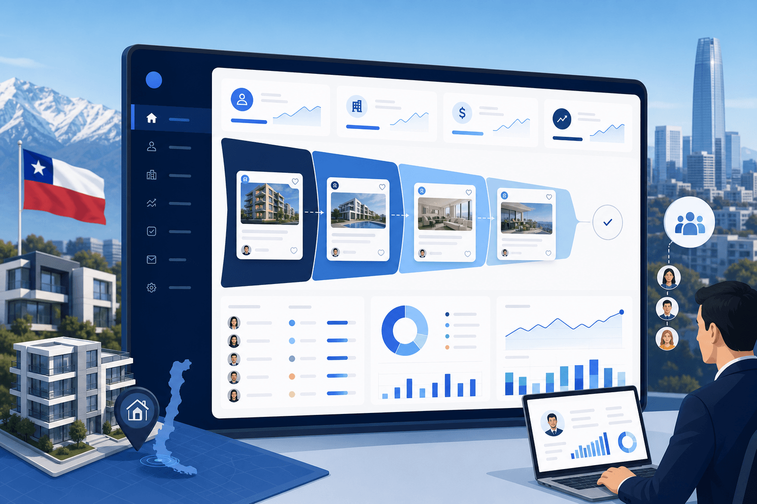 CRM inmobiliario Chile 2026: guía para corredoras de propiedades